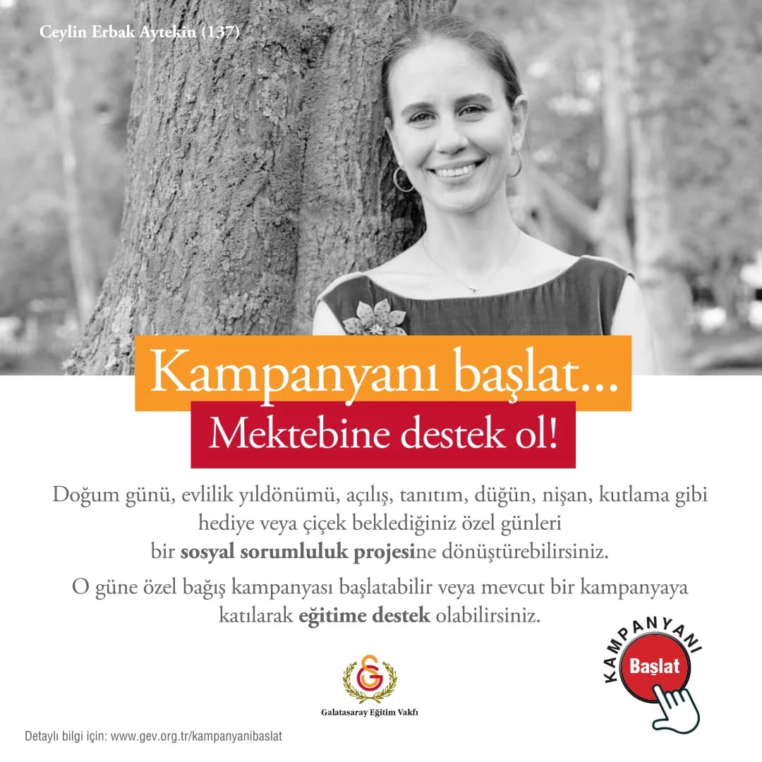 Kampanyanı Başlat Mektebine Destek Ol!