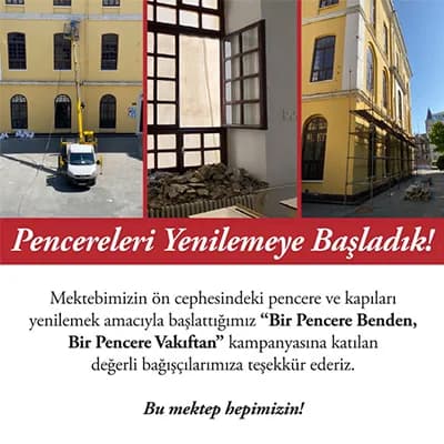 Pencereleri Yenilemeye Başladık!