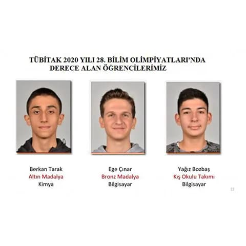 Galatasaray Lisesi Tübitak Başarısı