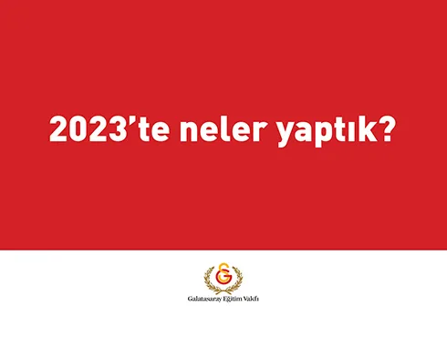 2023'te Neler Yaptık?