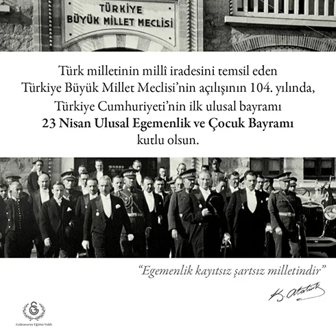 23 Nisan Kutlu Olsun