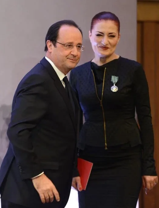 Fransa Cumhurbaşkanı Sayın François Hollande'ın Gsu Ziyareti ve Başkan Yardımcımız Sayın Candan Erçetin'e “chevalier Dans L’ordre Des Arts Et Des Lettres” Nişanı Takdim Edilmesi.