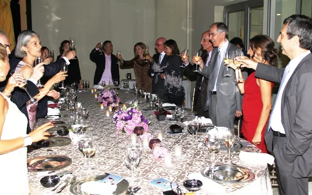Fransa İstanbul Başkonsolosu Monsieur Hérve Magro ve Eşine Veda Yemeği