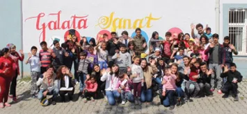 Galatasanat 2019 Projesinin İkinci Ayağında Gsl Öğrencileri Tokat Gözova Köyüne Gittiler