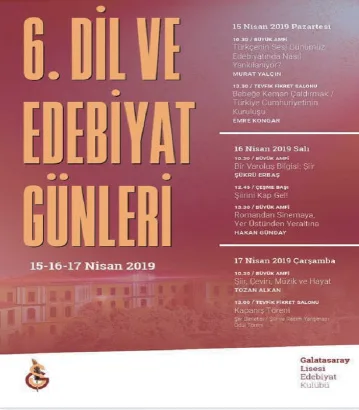 Gsl 6. Dil ve Edebiyat Günleri