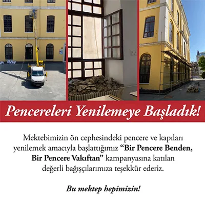 Pencereleri Yenilemeye Başladık!