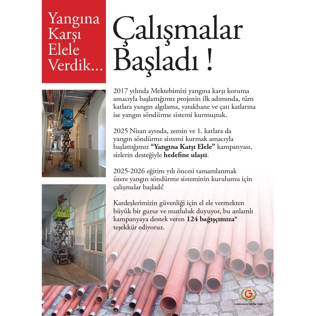 Yangına Karşı Elele Verdik, Başardık!